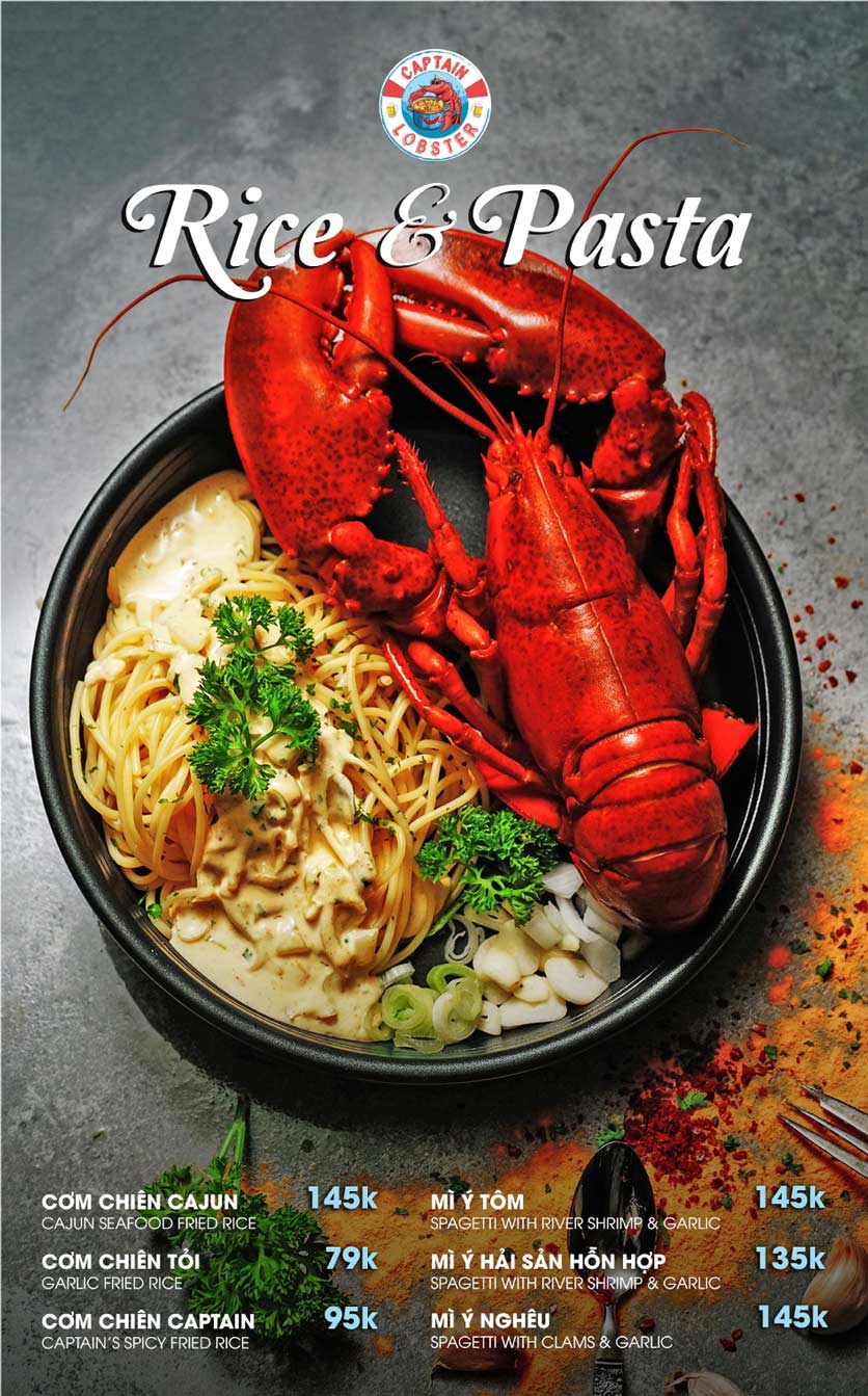Menu Captain Lobster - Phan Xích Long 6