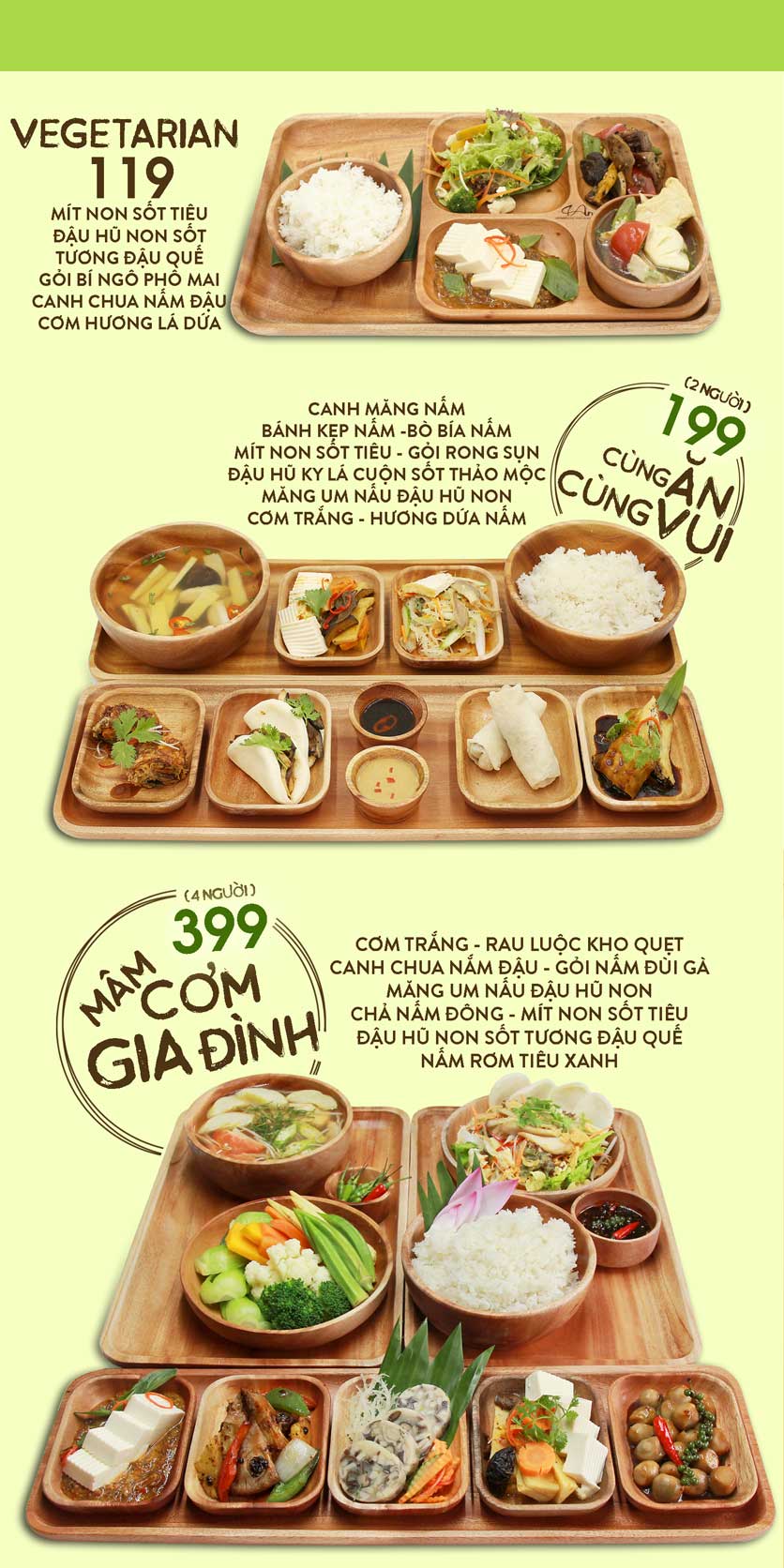 Menu Chay 4An - Cao Thắng  2 