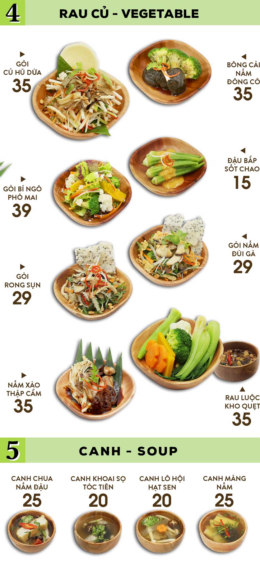 Menu Chay 4An - Cao Thắng  6 