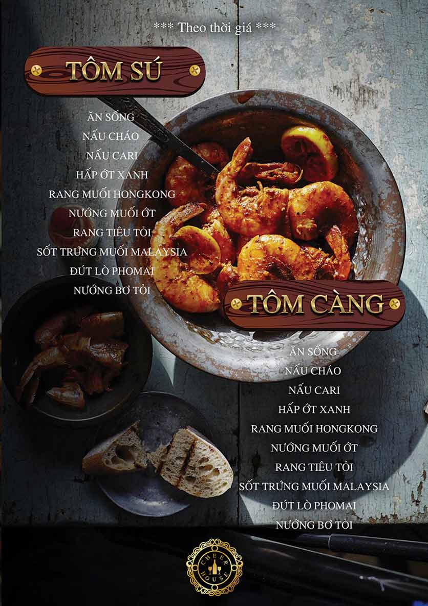 Menu Cheer House Restaurant 10 