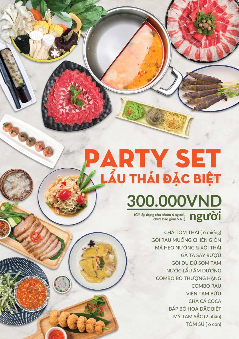 Menu COCA Restaurant - Nhà hàng lẩu Thái - Láng Hạ 5 