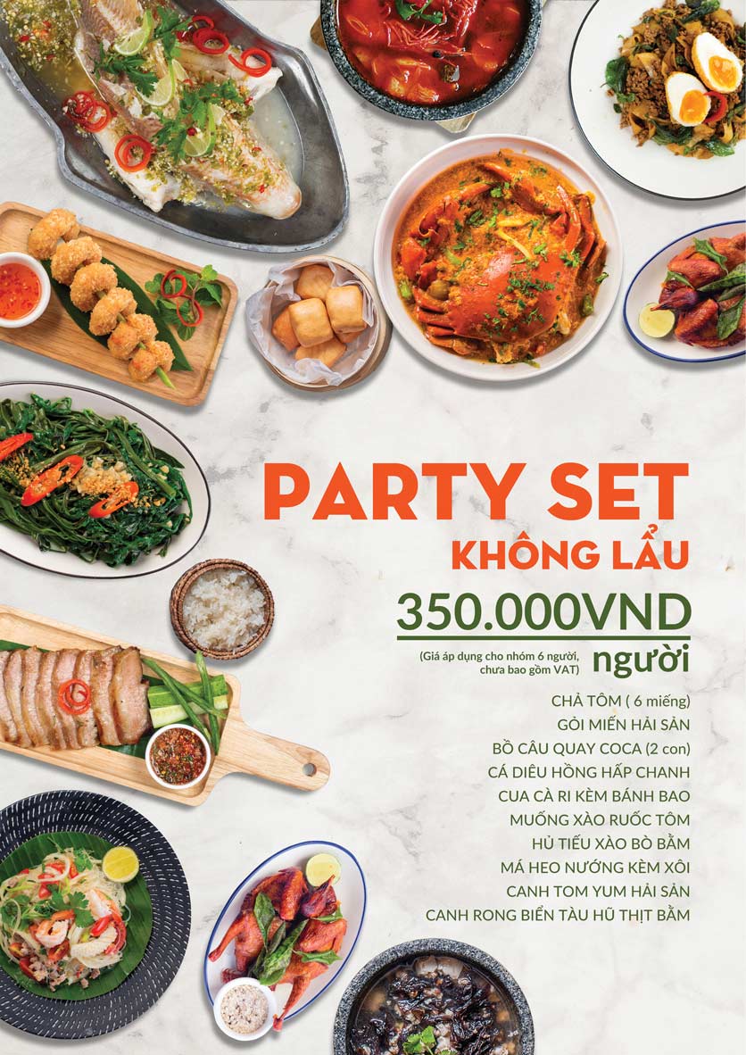 Menu COCA Restaurant - Nhà hàng lẩu Thái - Láng Hạ 8 