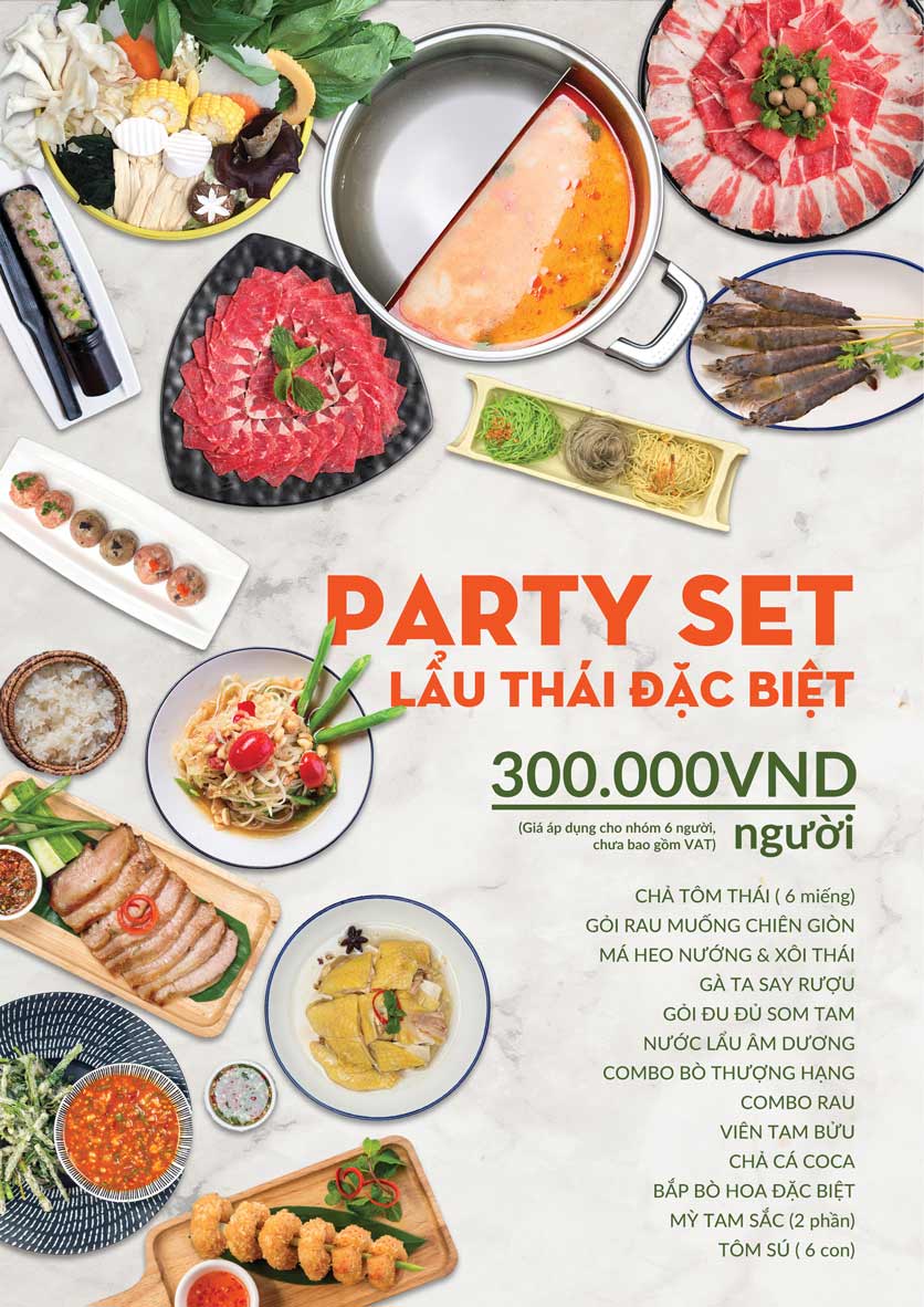 Menu COCA Restaurant - Nhà hàng lẩu Thái - Láng Hạ 1 