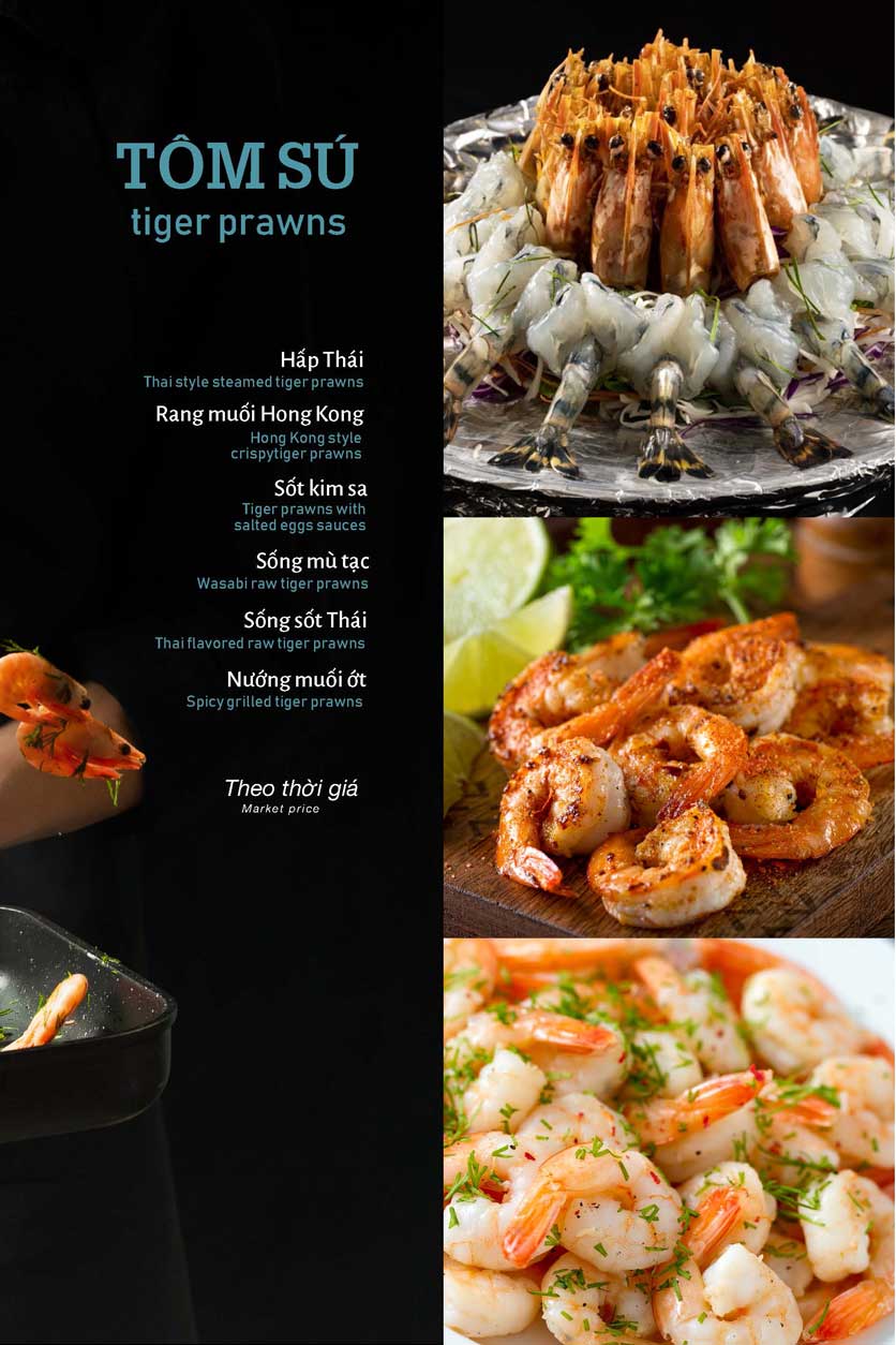 Menu Hải Sản Anyu - Nguyễn Cảnh Chân 2