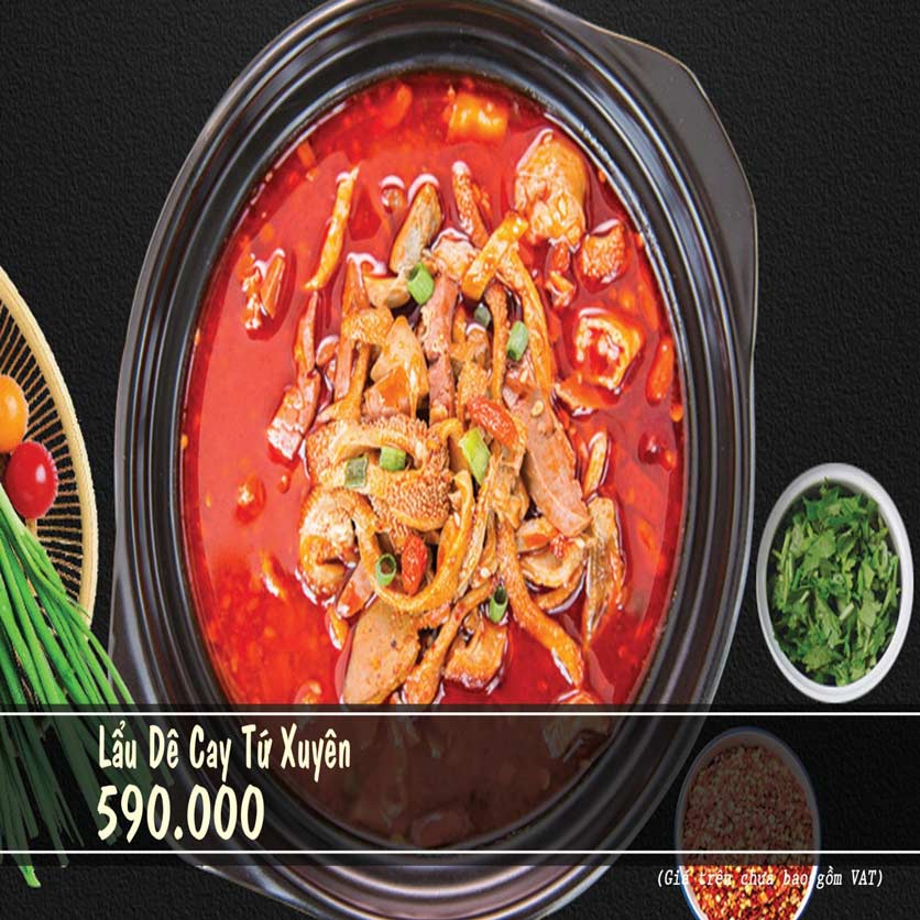 Menu Hao Yang - Dê Quảng Đông - Nguyễn Thị Định 5