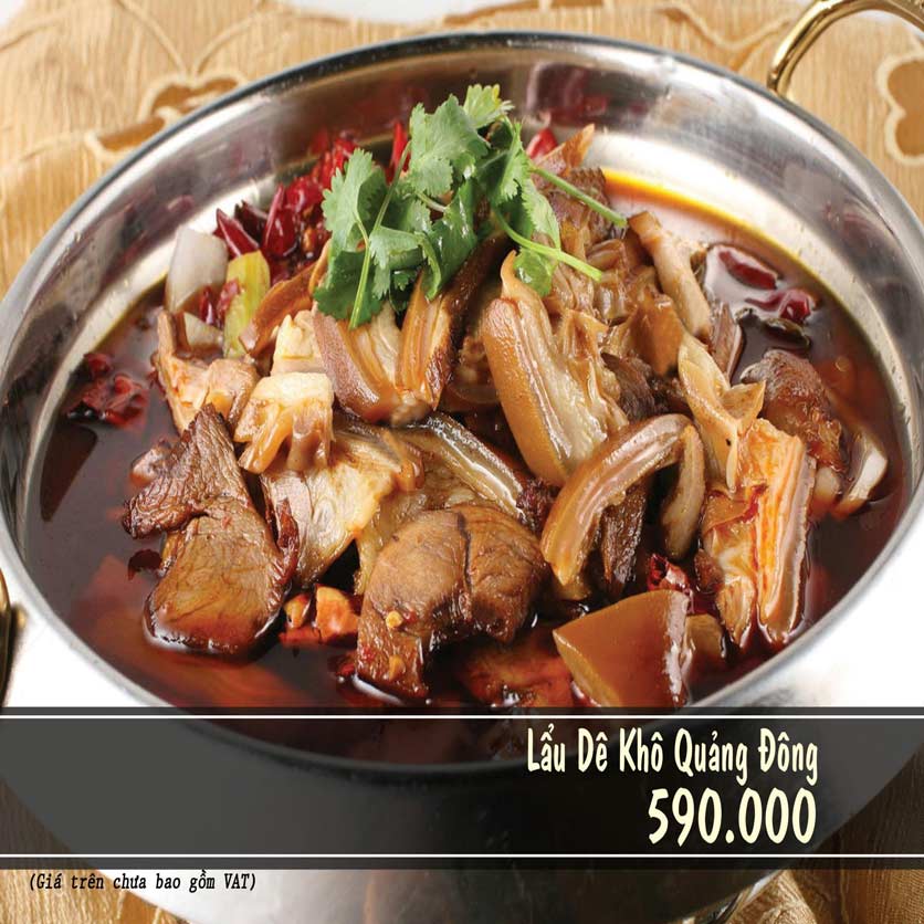 Menu Hao Yang - Dê Quảng Đông - Nguyễn Thị Định 6