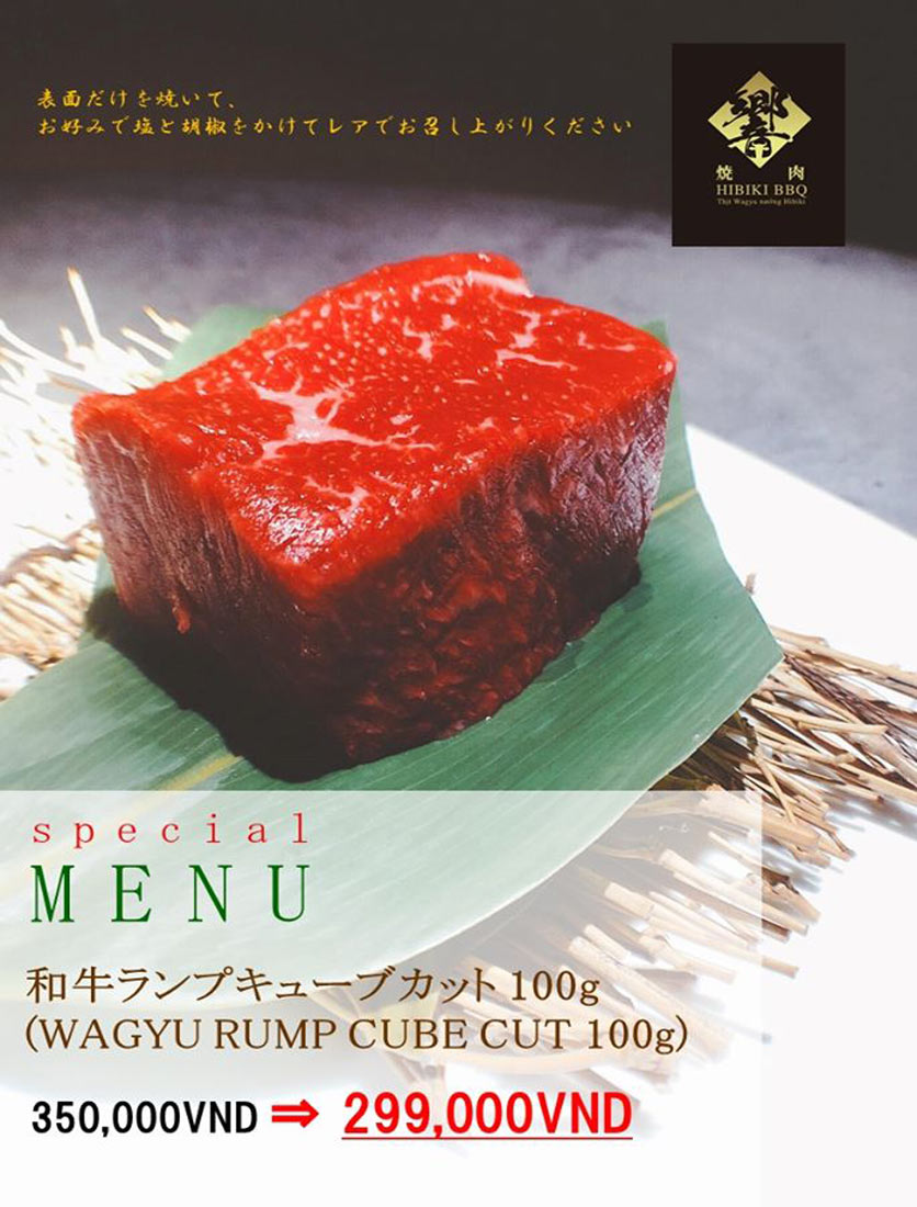 Menu Hibiki BBQ - Nguyễn Hữu Cảnh 12 