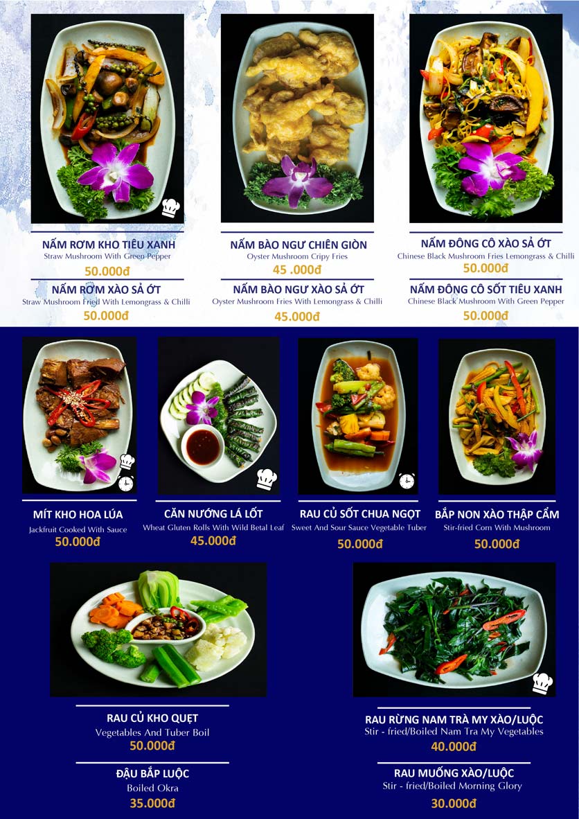 Menu Hoa Lúa Chay - Đảo Xanh 7