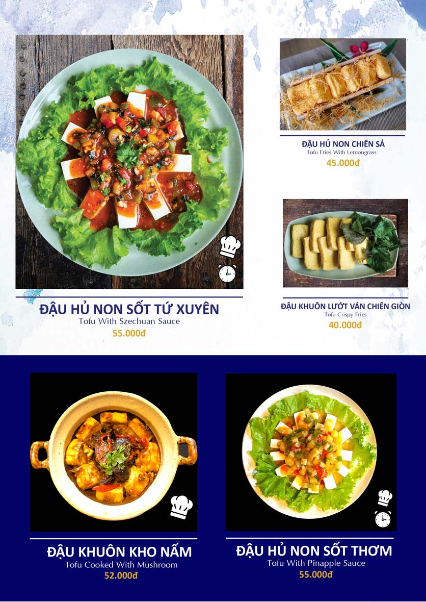 Menu Hoa Lúa Chay - Đảo Xanh 8