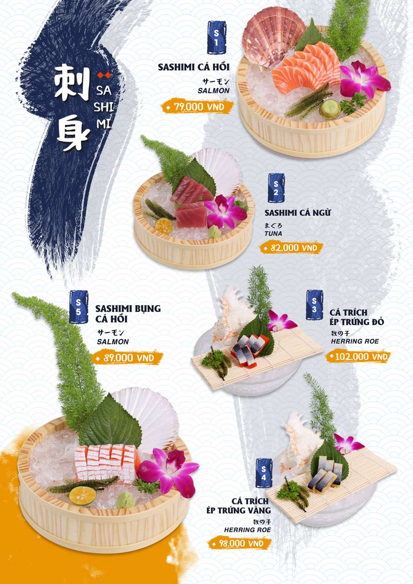 Menu Ikigai Sushi - Nguyễn Trọng Tuyển 2 