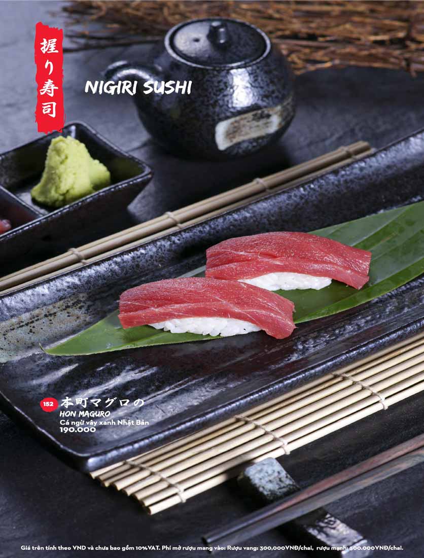 Menu Kisu Sushi – Trần Quốc Toản 25 