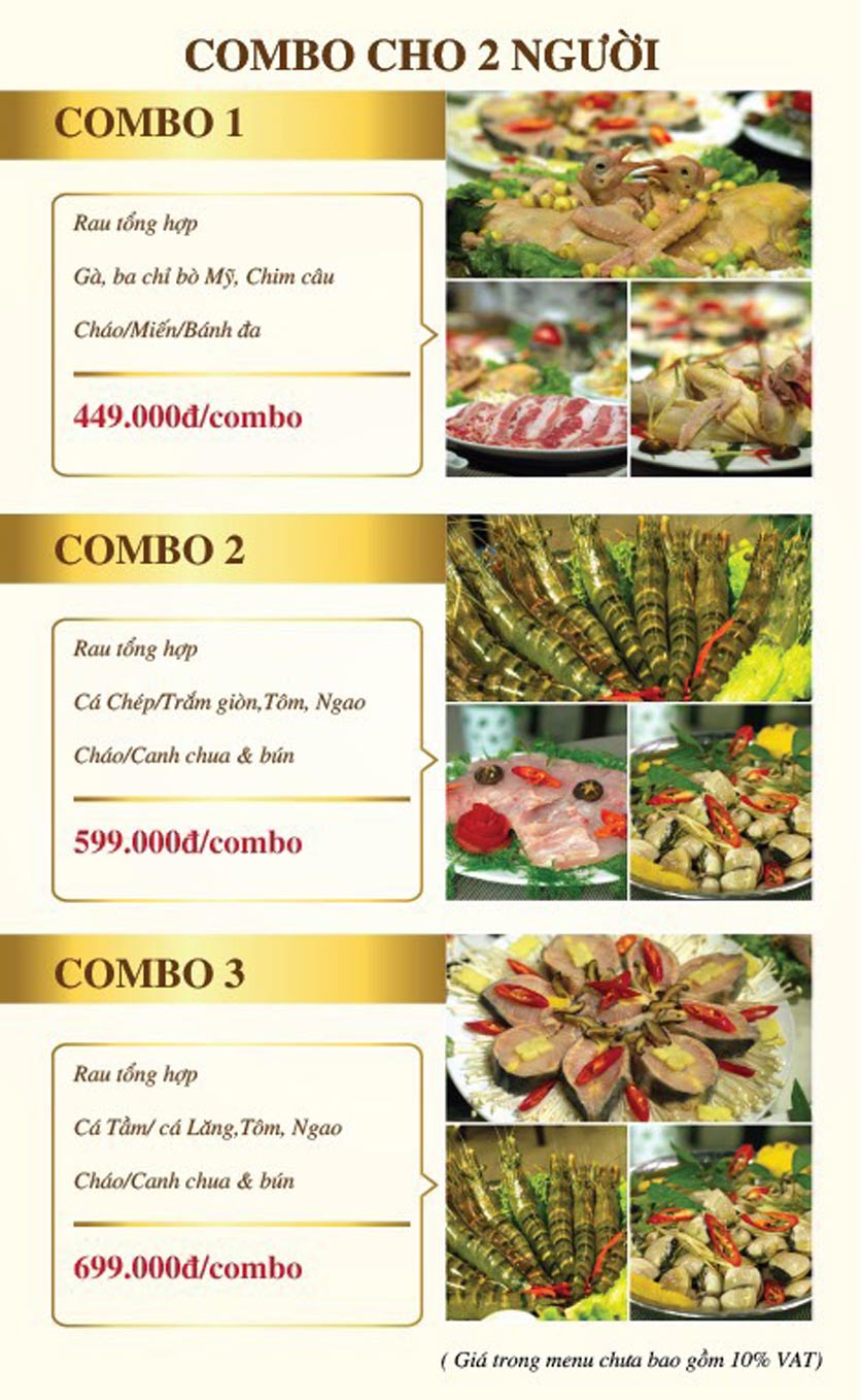 Menu Lẩu Hơi Cosmos - Giảng Võ 6 