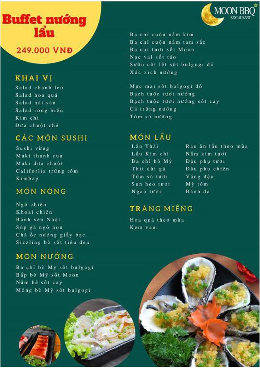 Menu Moon BBQ - Nguyễn Khánh Toàn 2 