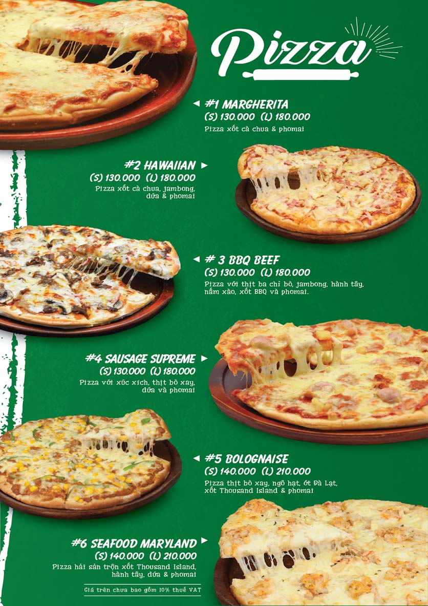 Menu Pepperonis - Trần Đăng Ninh 15 