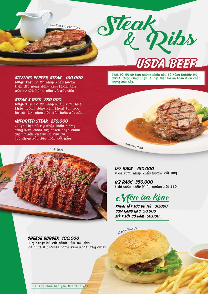 Menu Pepperonis - Trần Đăng Ninh 13 