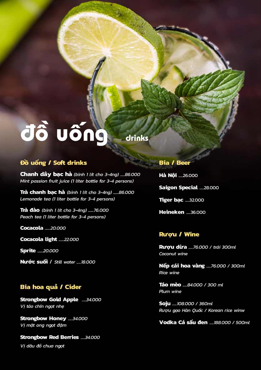 Menu PP’s BBQ & Hotpot - Phan Chu Trinh 6