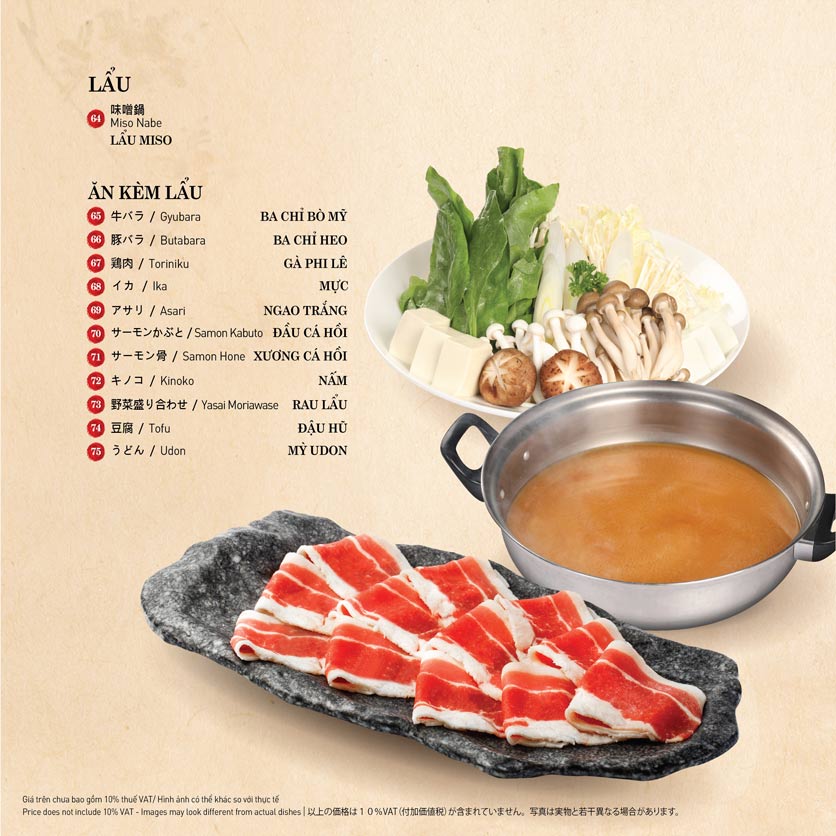 Menu Sushi Kei – Nguyễn Chí Thanh  10 