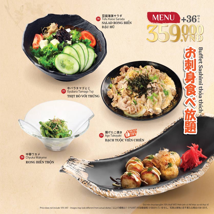 Menu Sushi Kei – Nguyễn Chí Thanh  11 