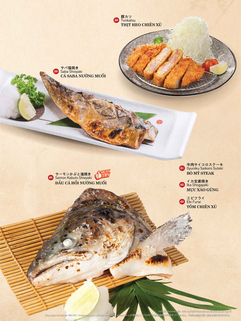Menu Sushi Kei – Lotte Center 8