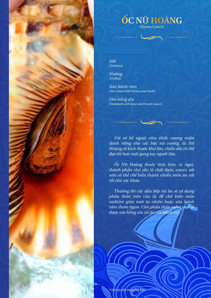 Menu Thế Giới Hải Sản – Pasteur 11 