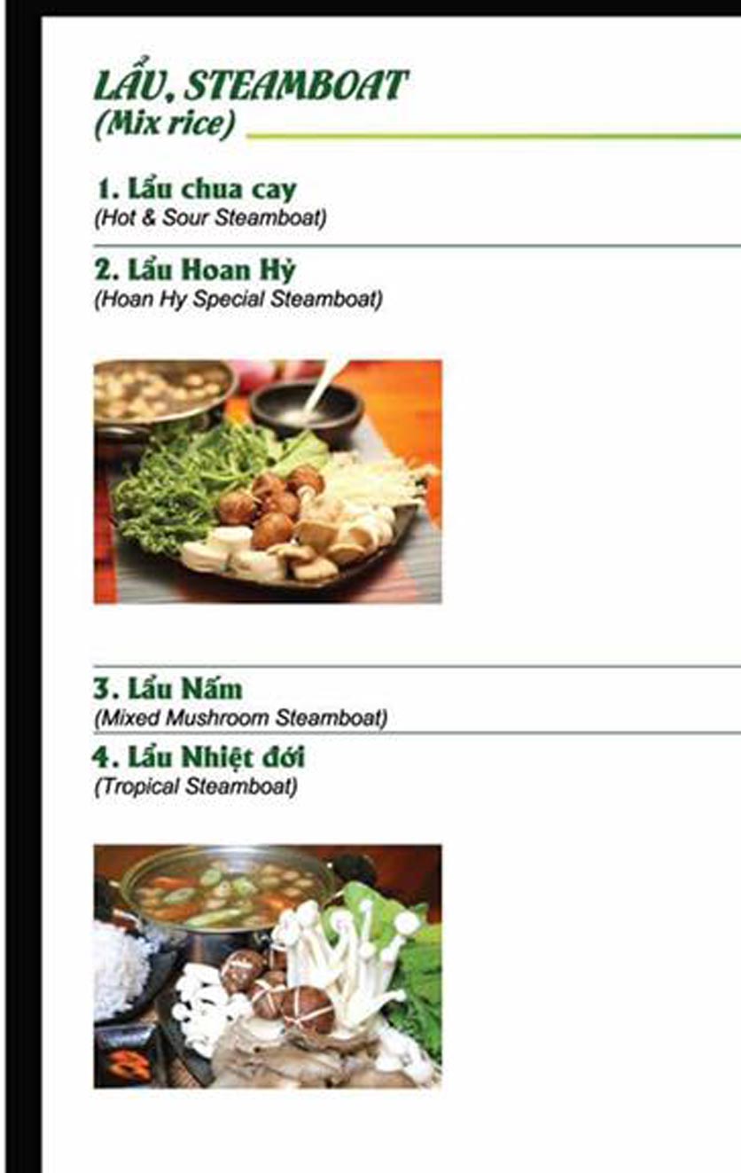 Menu Chay Hoan Hỷ - Nam Kỳ Khởi Nghĩa 4