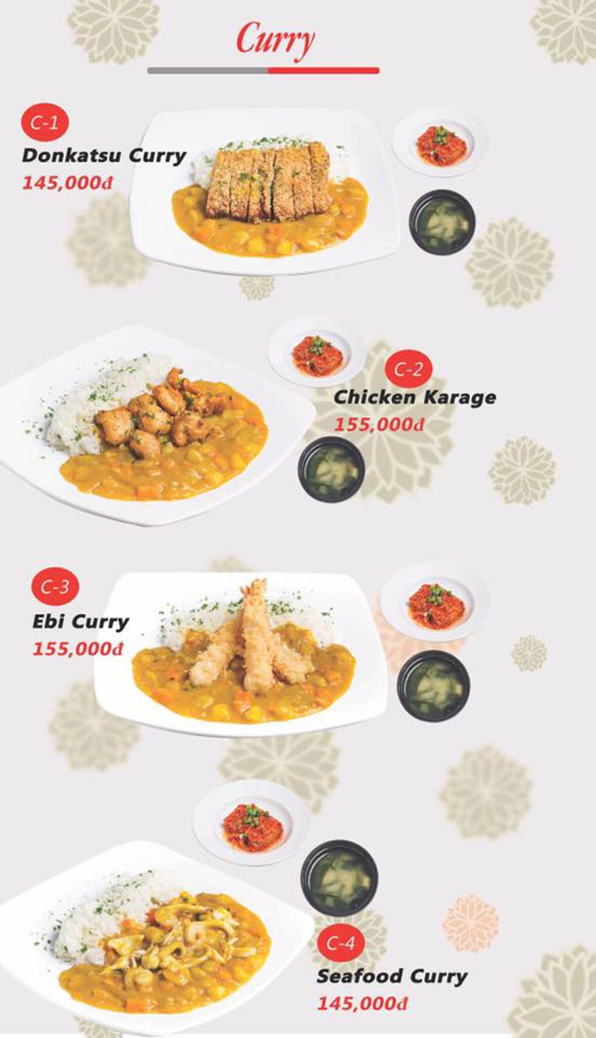 Menu Gosu Sushi - Quốc Hương 7 