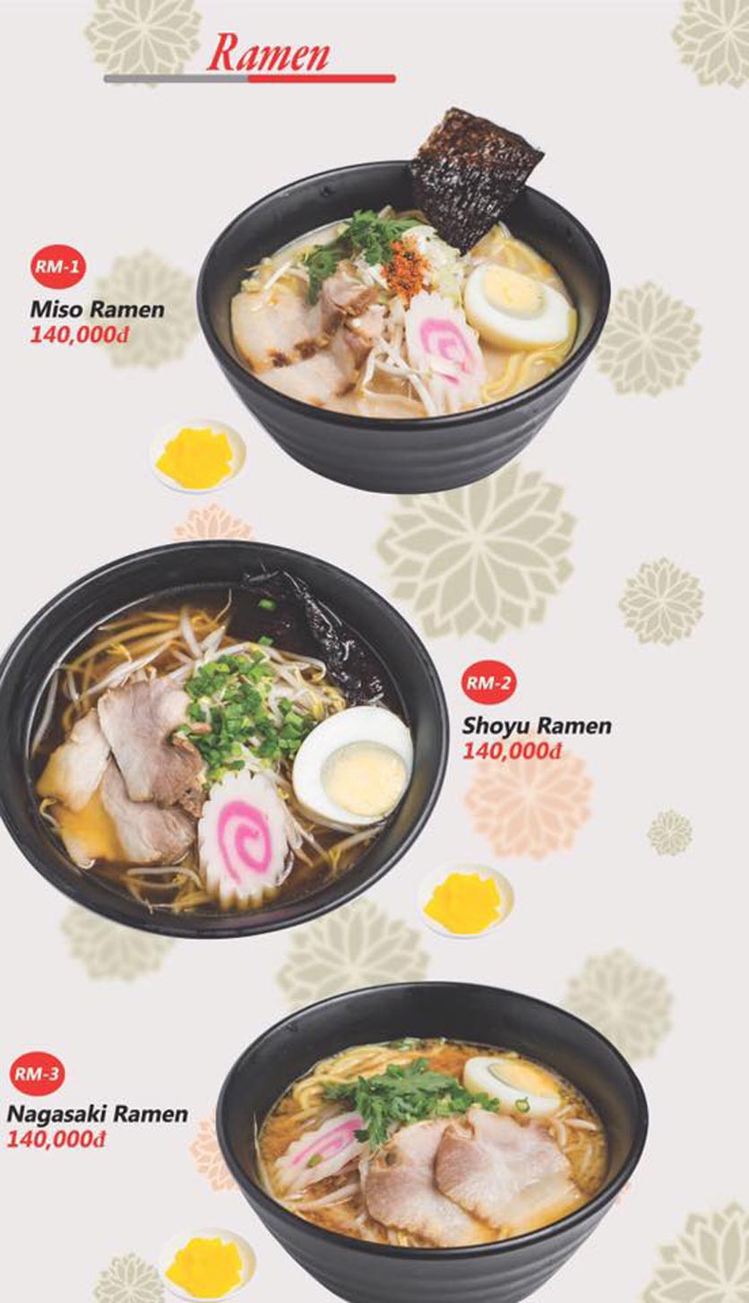 Menu Gosu Sushi - Quốc Hương 9 