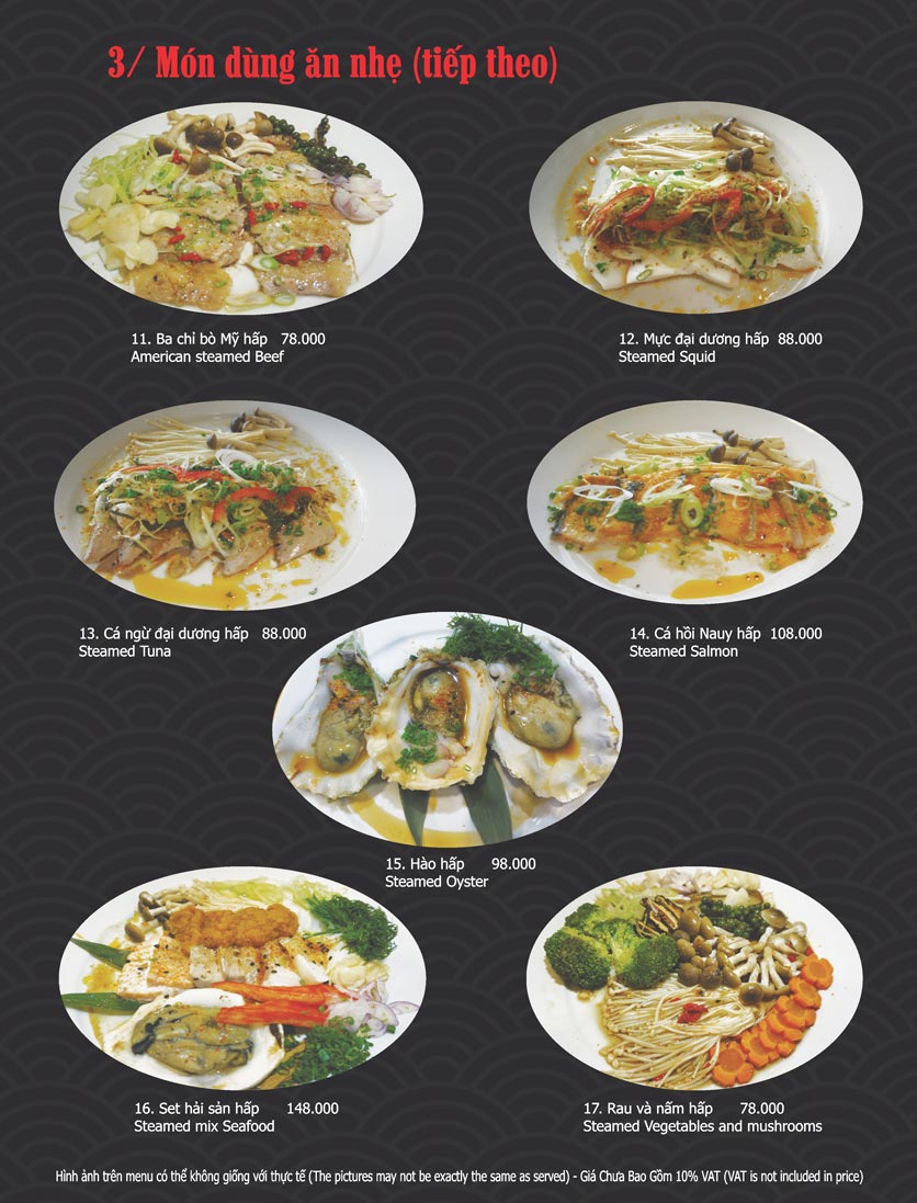 Menu Hanami Sushi YA – TTTM Cresent Mall 4