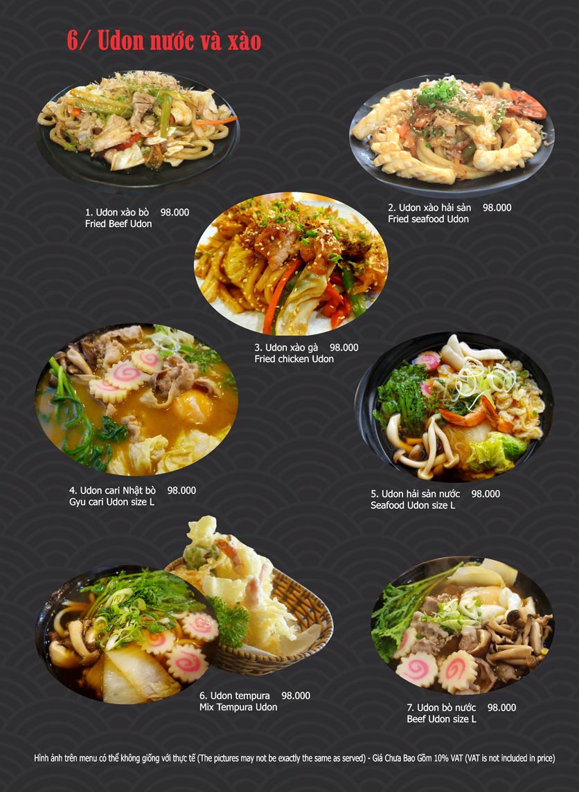 Menu Hanami Sushi YA – TTTM Cresent Mall 7