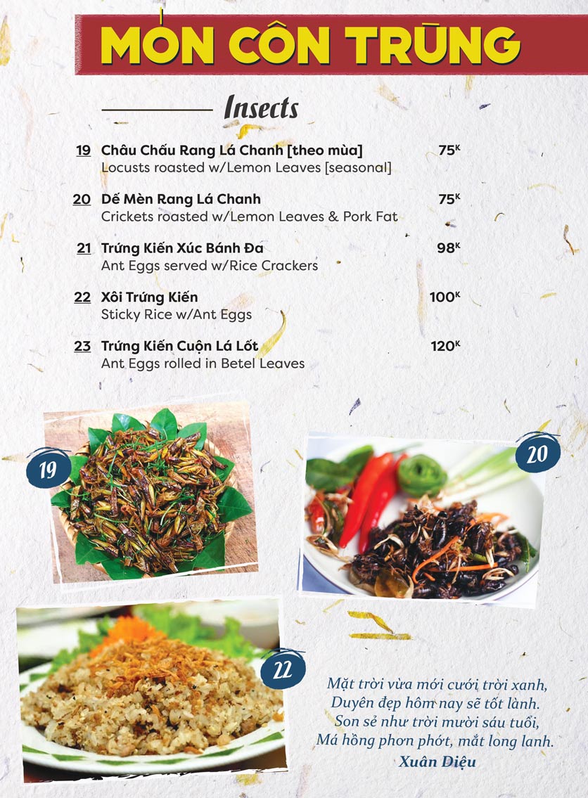 Menu Highway4 - Trần Thái Tông 3