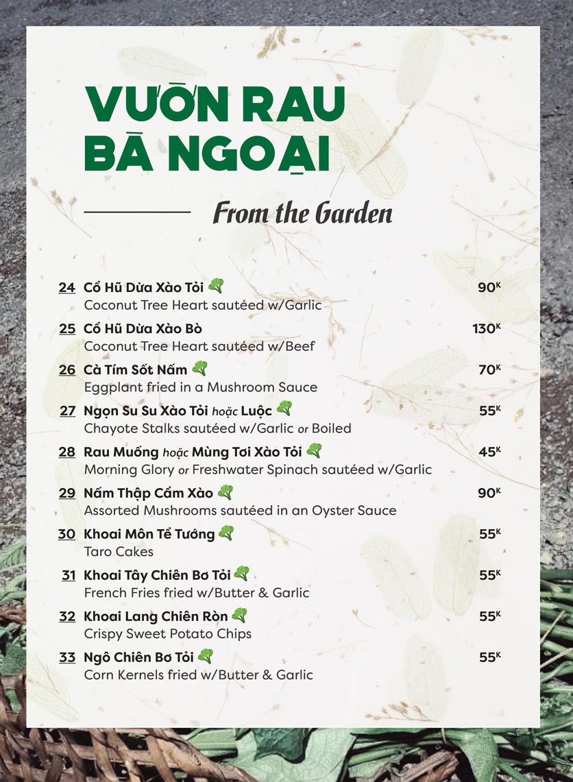 Menu Highway4 - Trần Thái Tông 4