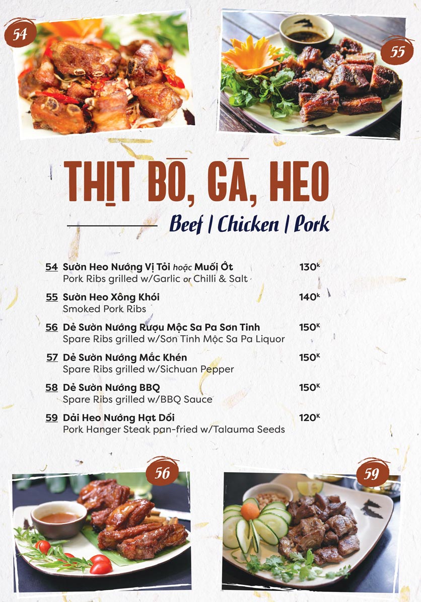 Menu Highway4 - Trần Thái Tông 8