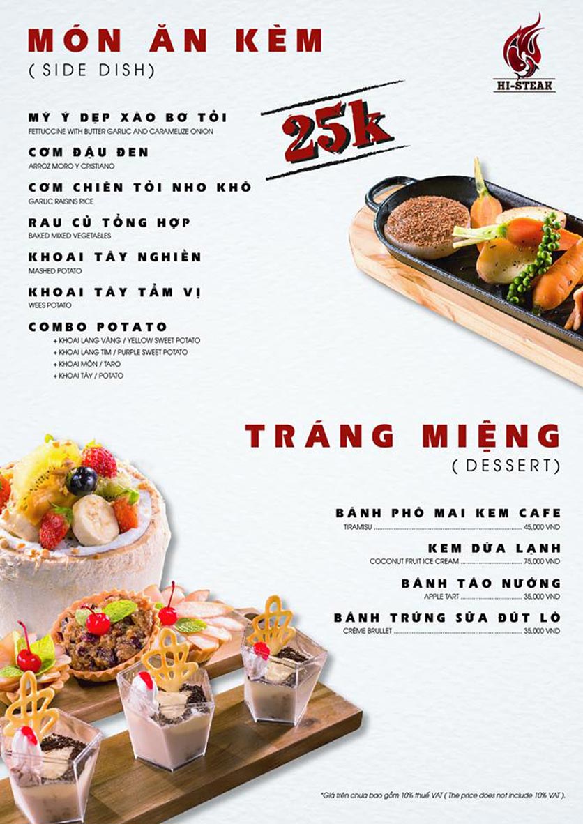 Menu Hi-Steak - Lê Văn Hưu 6
