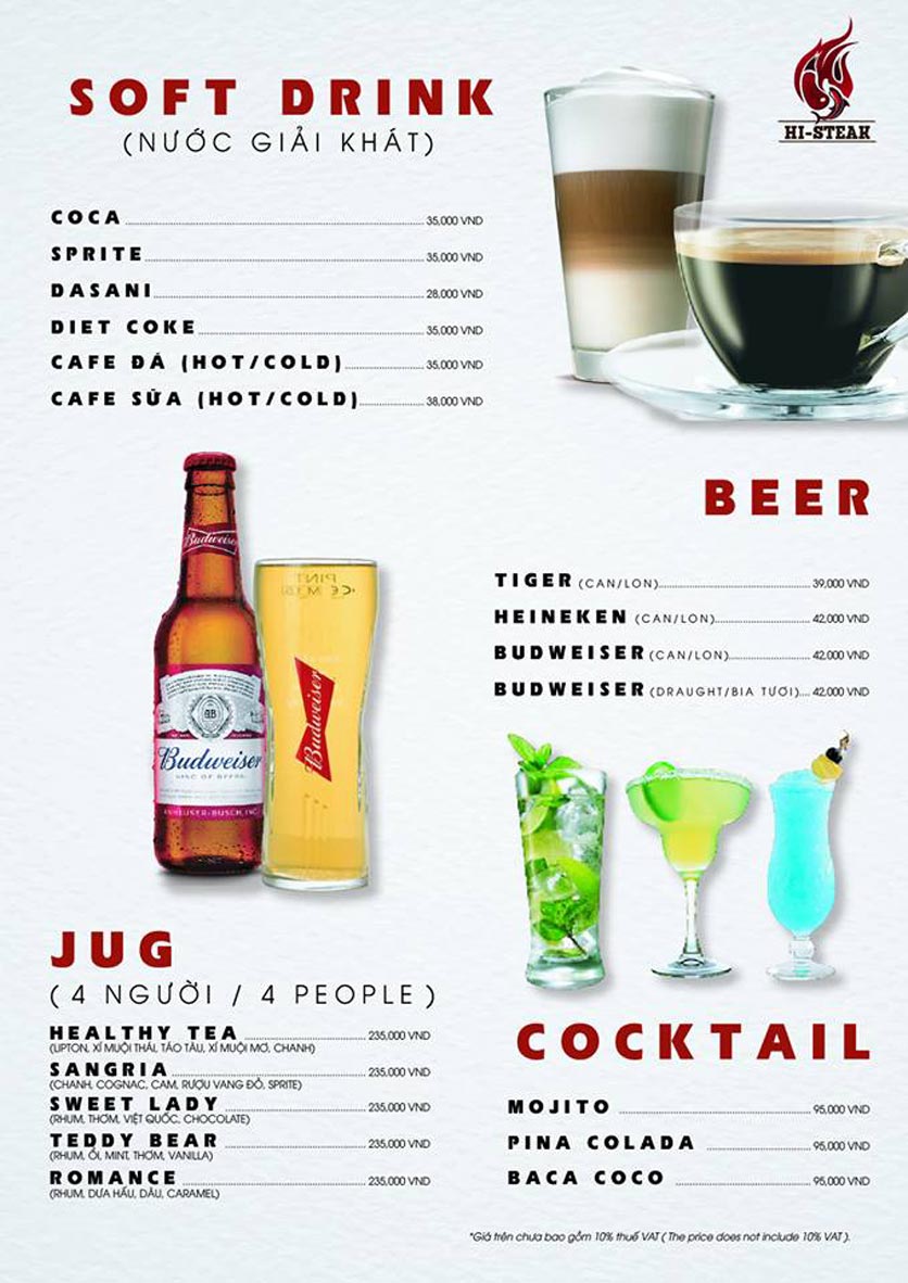 Menu Hi-Steak - Lê Văn Hưu 7