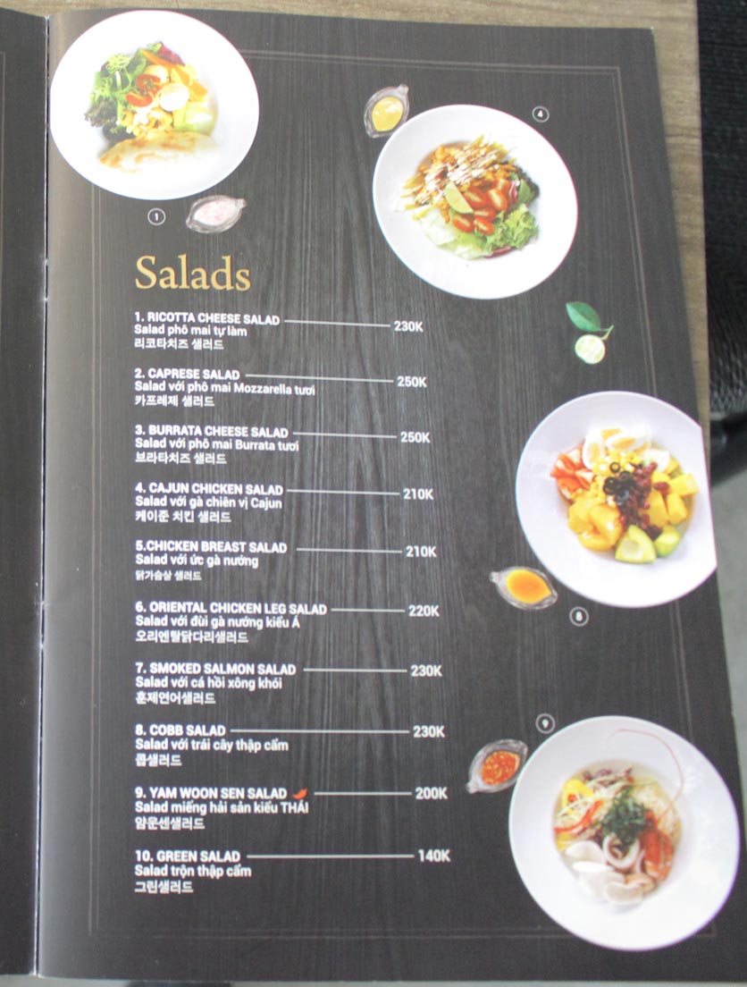 Menu Mint and Paul - Cao Triều Phát 2