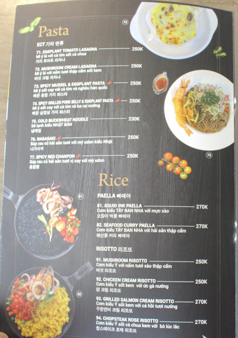 Menu Mint and Paul - Cao Triều Phát 4