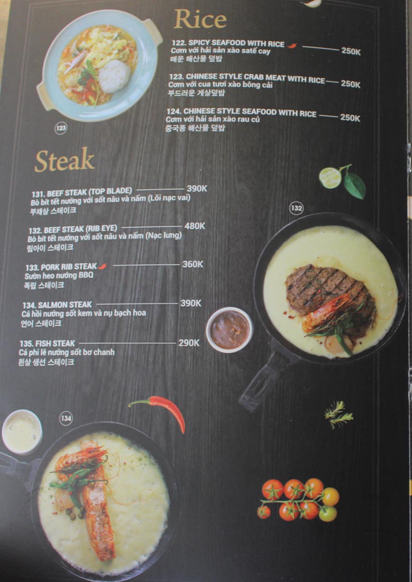 Menu Mint and Paul - Cao Triều Phát 6