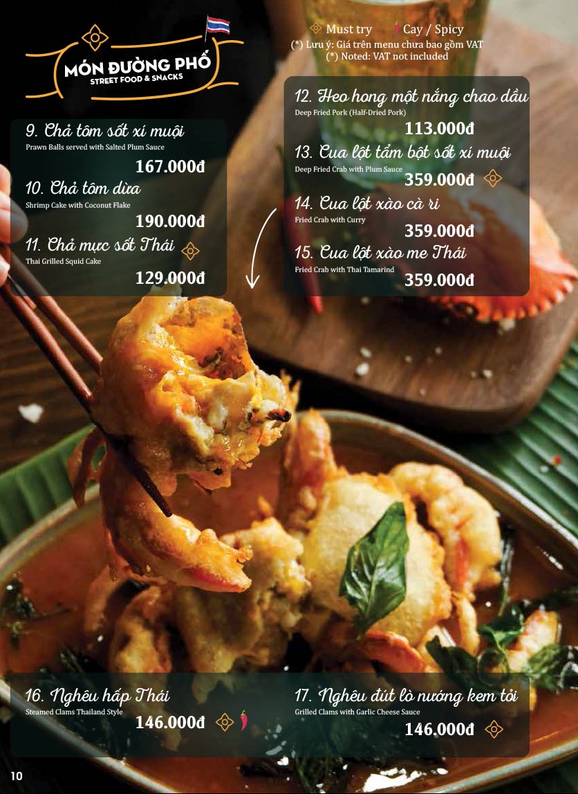 Menu Gọi Món T2-CN, Giảm 5% Khi Đặt PasGo - Chill Thái Cô Giang-9