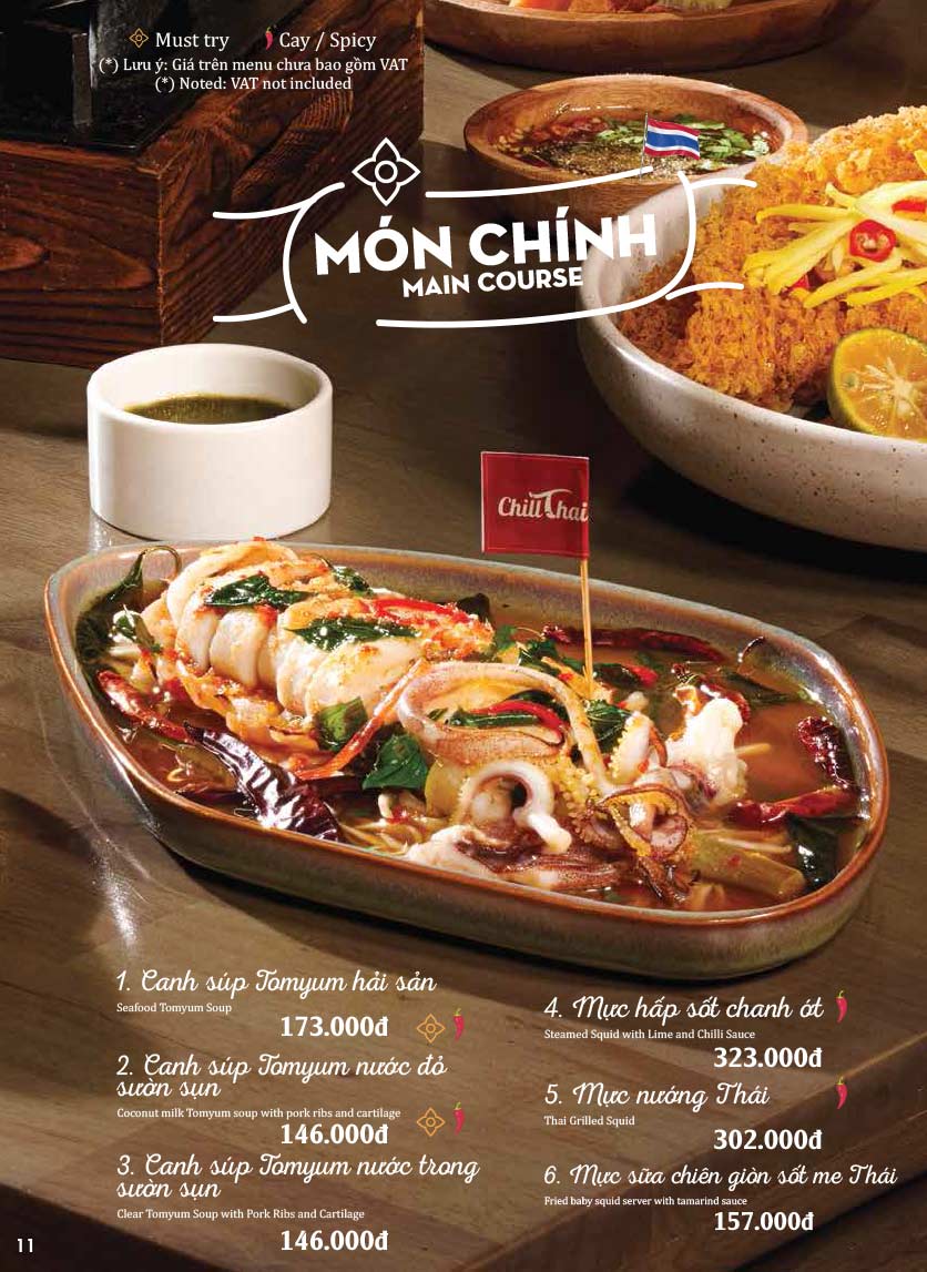 Menu Gọi Món T2-CN, Giảm 5% Khi Đặt PasGo - Chill Thái Cô Giang-10