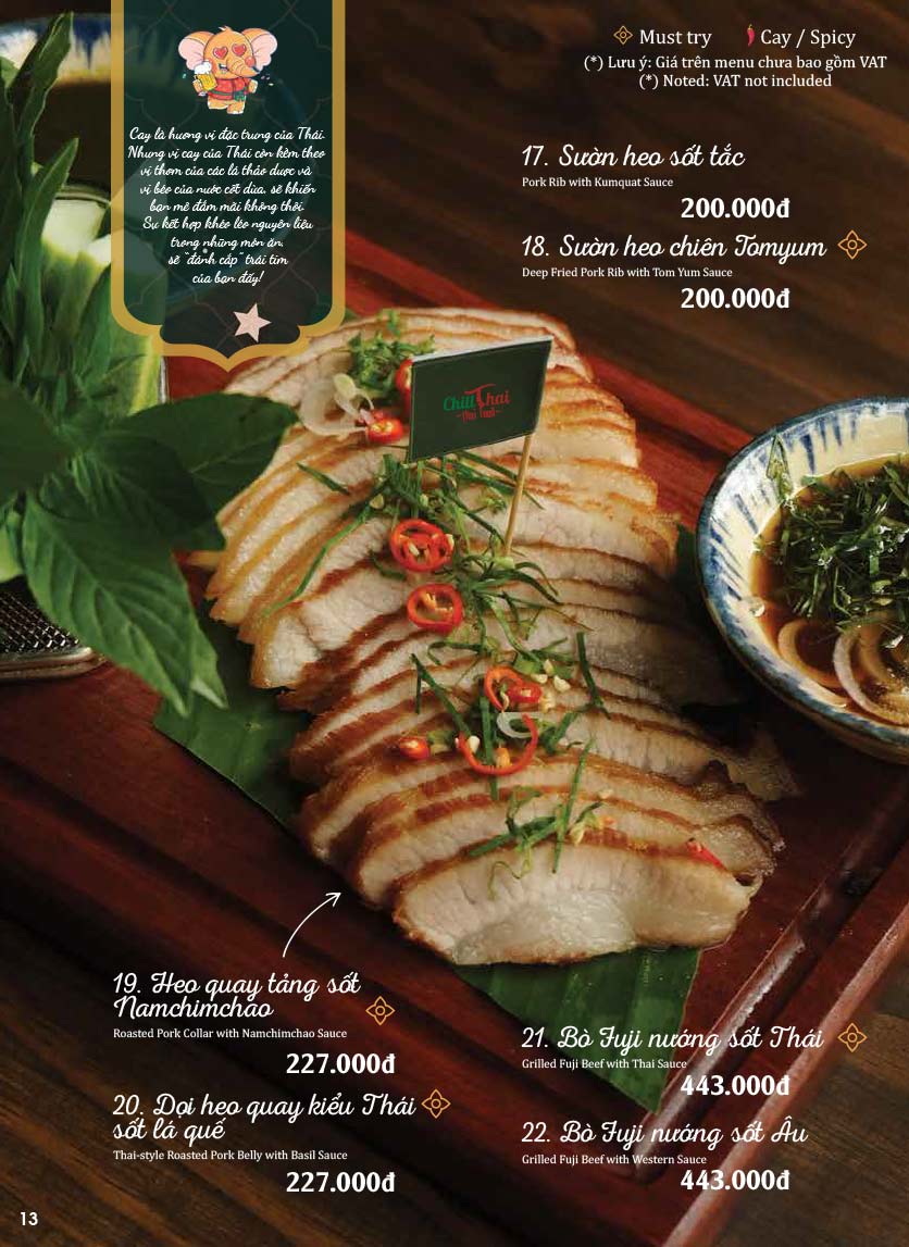 Menu Gọi Món T2-CN, Giảm 5% Khi Đặt PasGo - Chill Thái Cô Giang-12