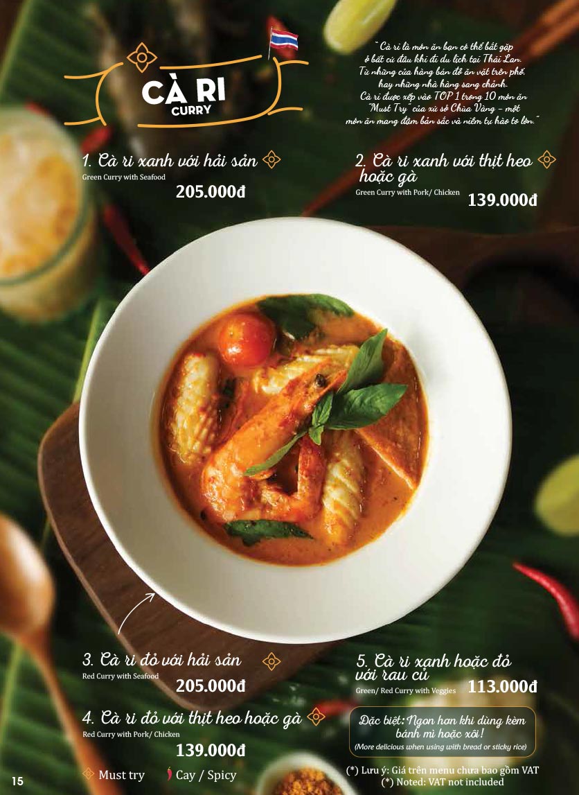 Menu Gọi Món T2-CN, Giảm 5% Khi Đặt PasGo - Chill Thái Cô Giang-14