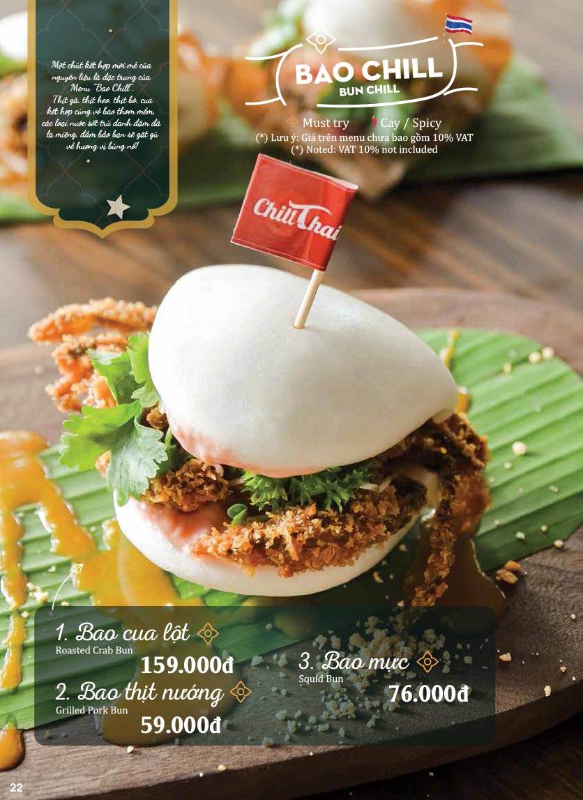 Menu Gọi Món T2-CN, Giảm 5% Khi Đặt PasGo - Chill Thái Cô Giang-21