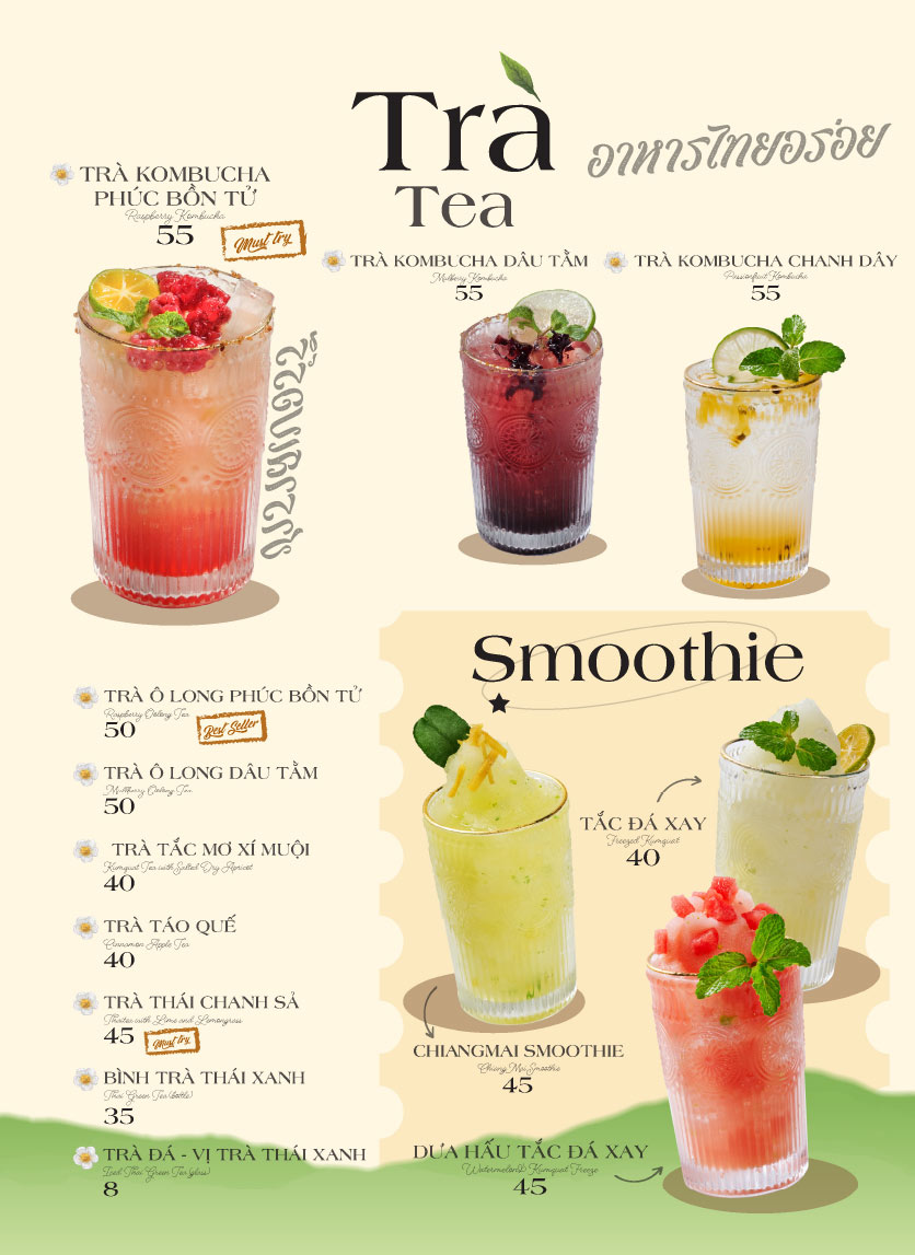 Menu Gọi Món T2-CN, Giảm 5% Khi Đặt PasGo - Chill Thái Cô Giang-25