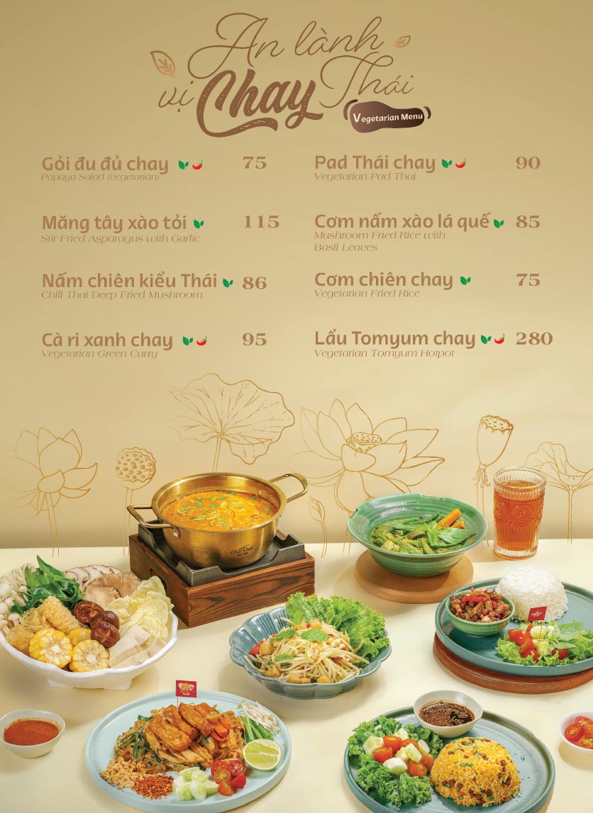 Menu Gọi Món T2-CN, Giảm 5% Khi Đặt PasGo - Chill Thái Cô Giang-30