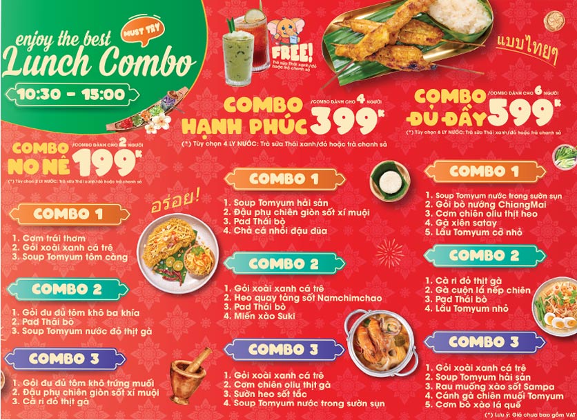 Menu Gọi Món T2-CN, Giảm 5% Khi Đặt PasGo - Chill Thái Cô Giang-31