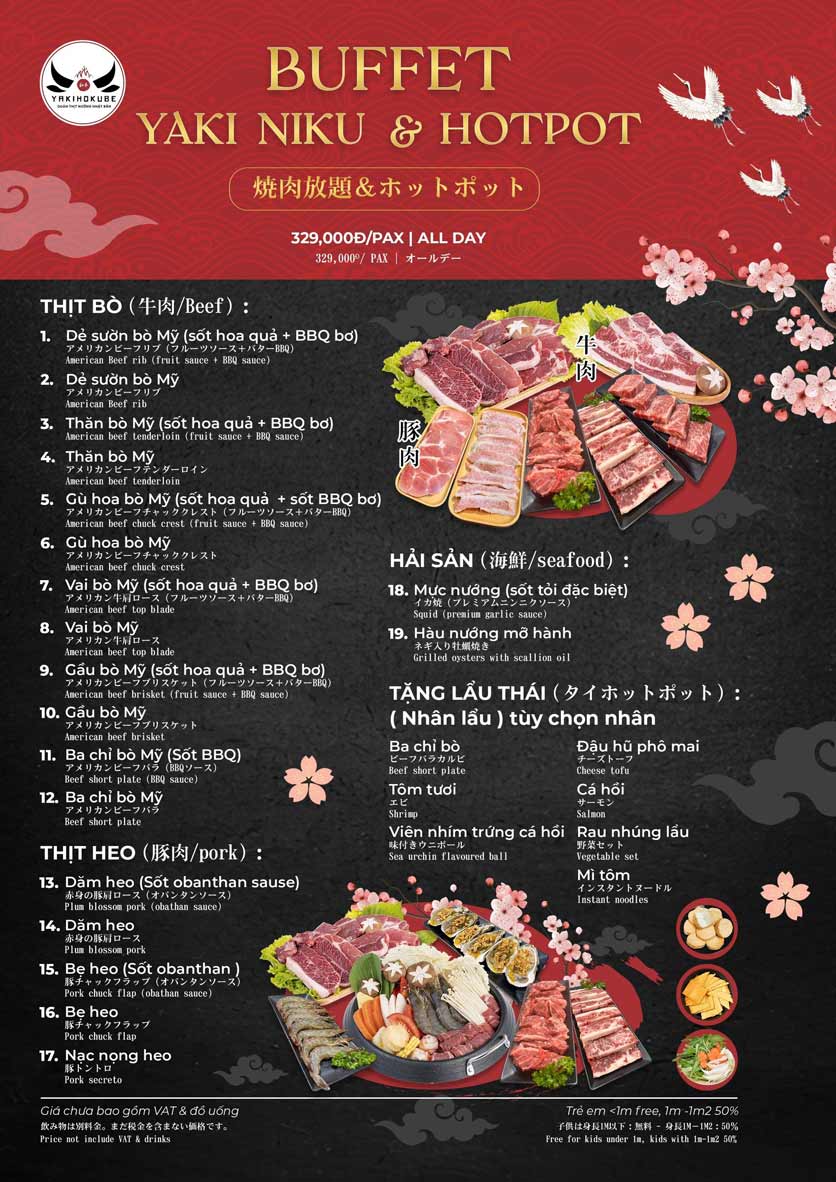 Menu Yakihokube - Royal City 5 