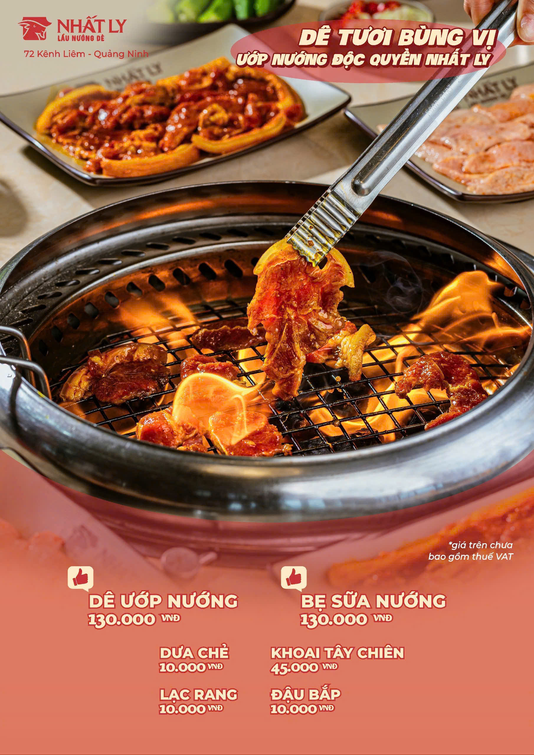 Menu  Lẩu Dê Nhất Ly  - Hạ Long 3 