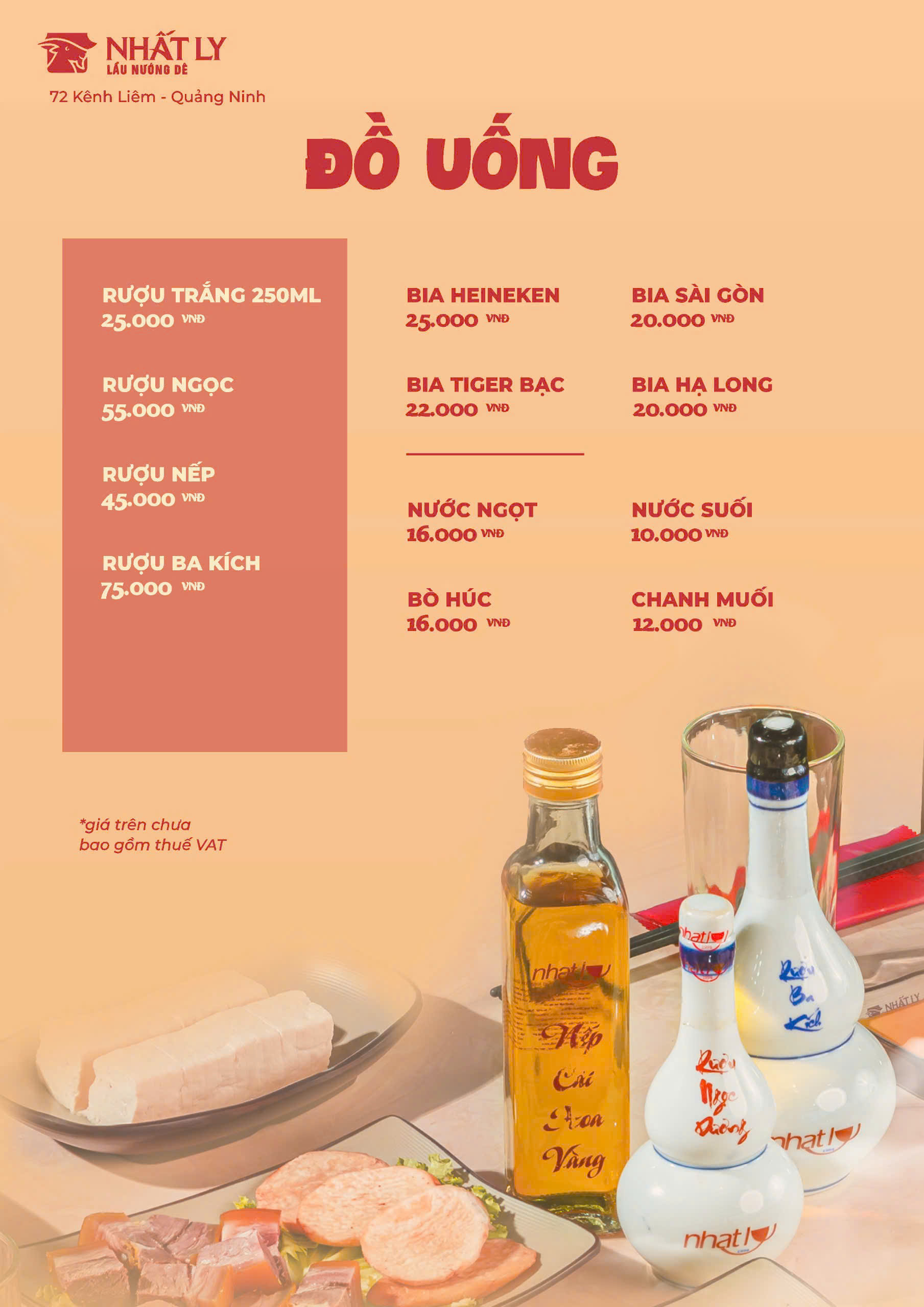 Menu  Lẩu Dê Nhất Ly  - Hạ Long 5 