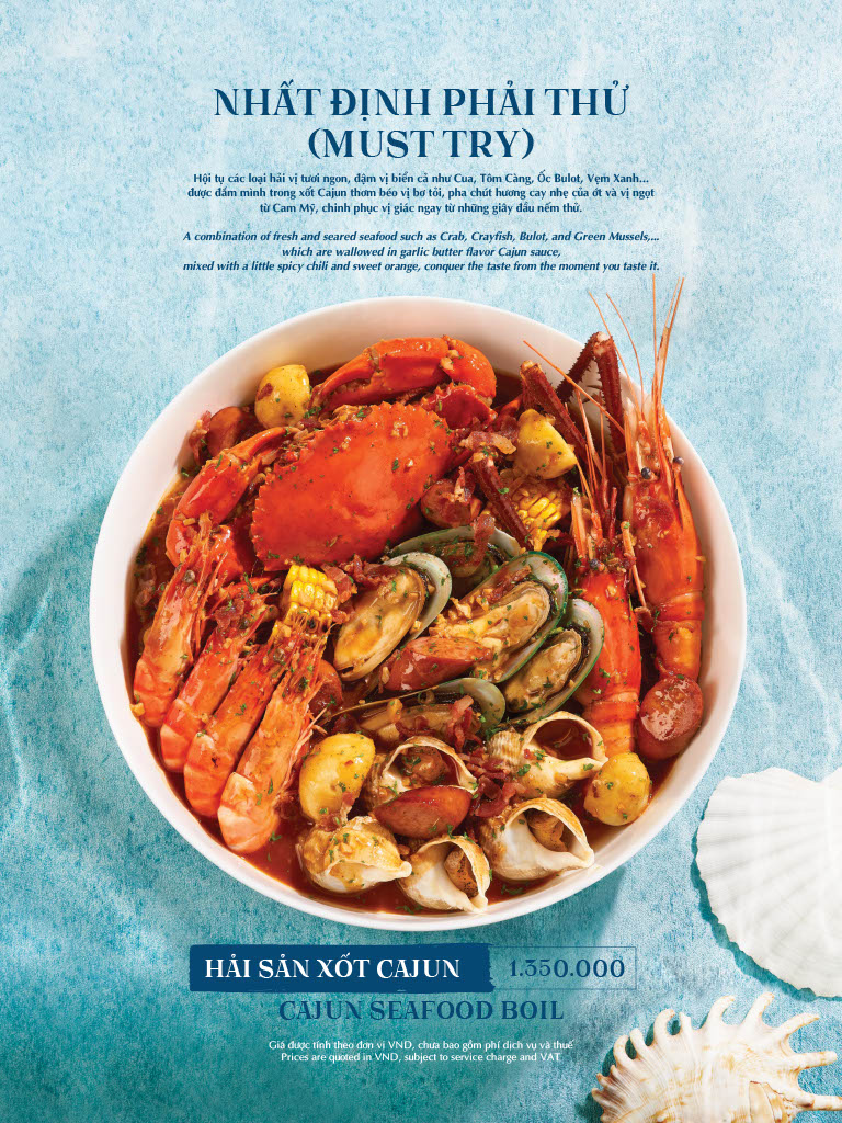 Menu Marina Seafood - Vũng Tàu 4