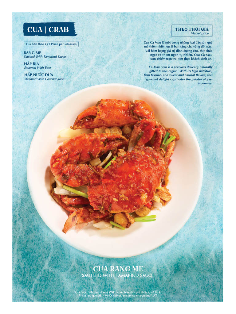 Menu Marina Seafood - Vũng Tàu 7
